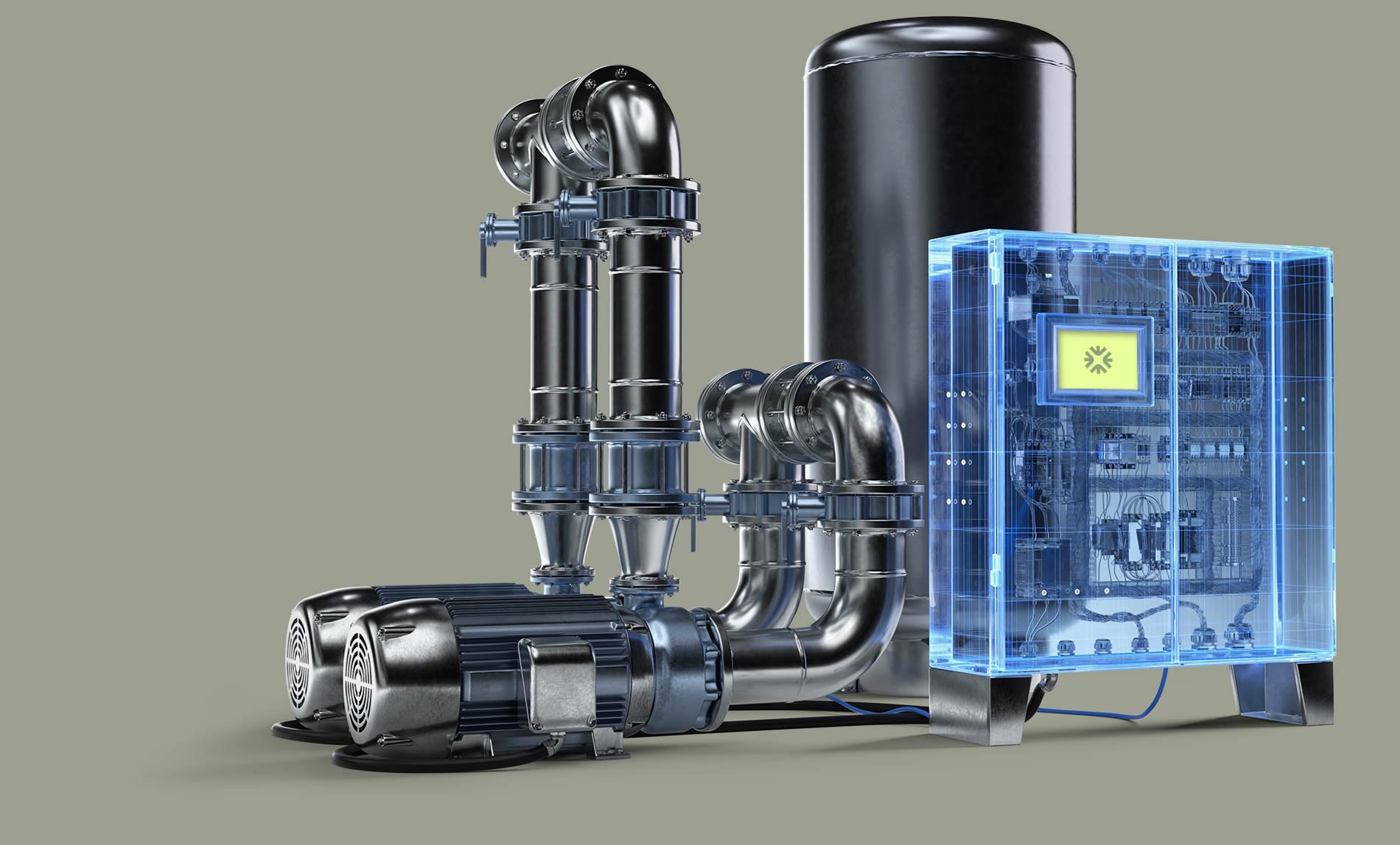 Pumpstation 3D Modell